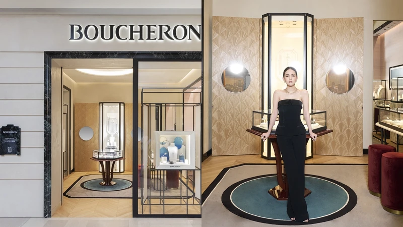 寶詩龍Boucheron首插旗台中！昆凌帶你逛珠寶店空間亮點