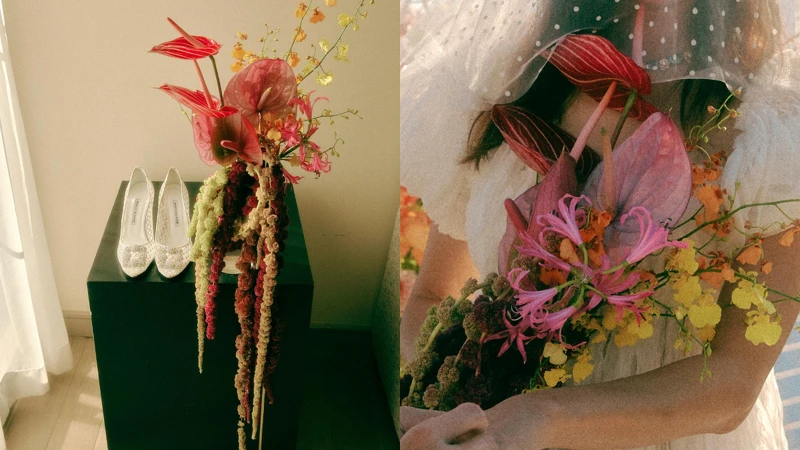 孔曉振的捧花與婚鞋 孔曉振的捧花與婚鞋