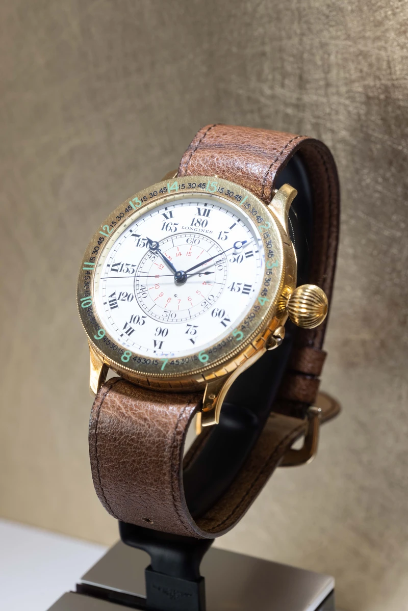 1931年林白導航錶為浪琴表首款配備旋轉錶圈的航空導航腕錶 1931年林白導航錶為浪琴表首款配備旋轉錶圈的航空導航腕錶