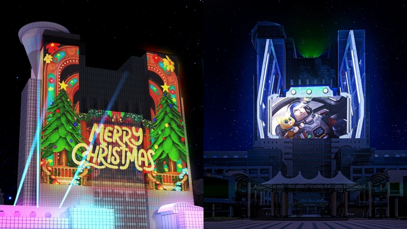 3D雷射光雕投影秀首度加入「北極光」元素！