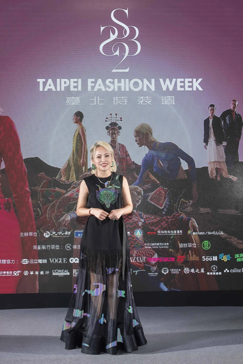 戴愛玲出席「2022臺北時裝週SS23」年度開幕秀