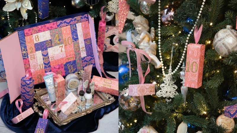 SABON 2022幸福饗宴倒數月曆實拍。