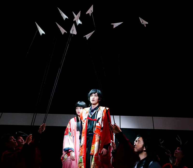 野田秀樹《Q：歌舞伎之夜》廣瀨鈴、志尊淳（ Photo by Kishin Shinoyama）