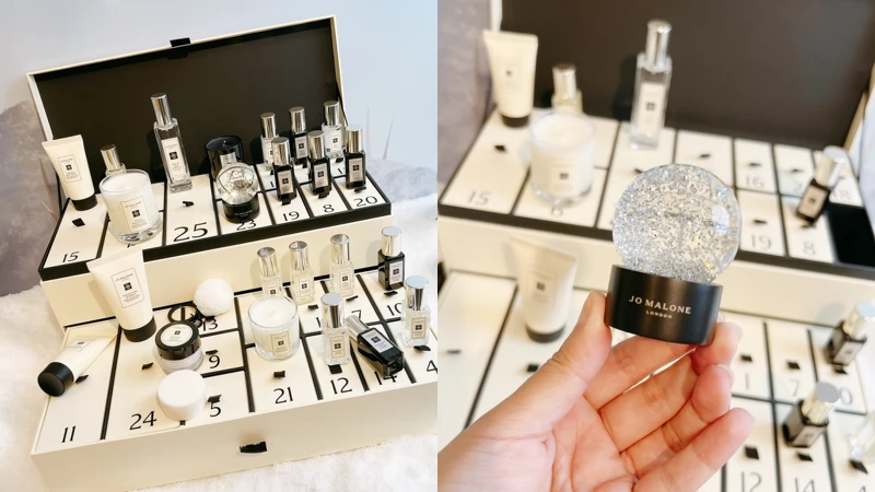 Jo Malone London 2022歡樂雪花聖誕倒數月曆中首度出現的水晶球。