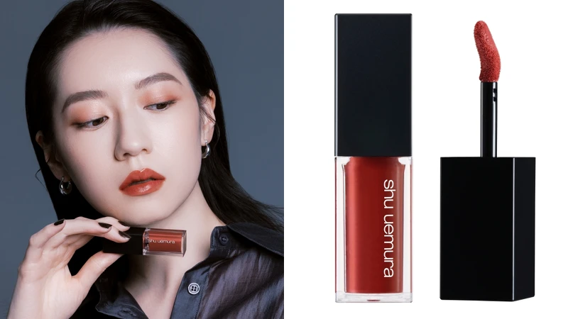 植村秀無色限奶油緞光唇釉(#KC BR793),NT1,200 植村秀無色限奶油緞光唇釉(#KC BR793),NT1,200