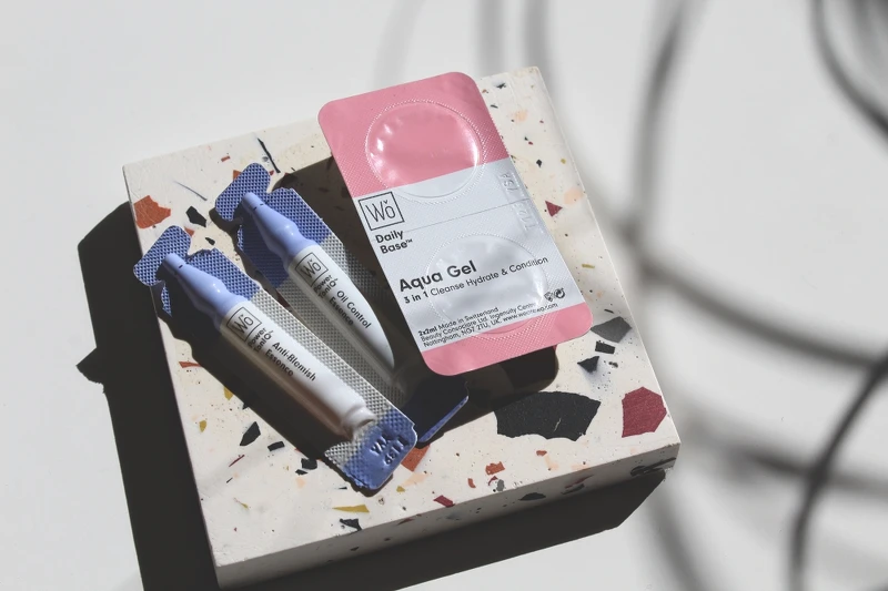 Wǒ建議出油易長痘困擾的保養搭配。