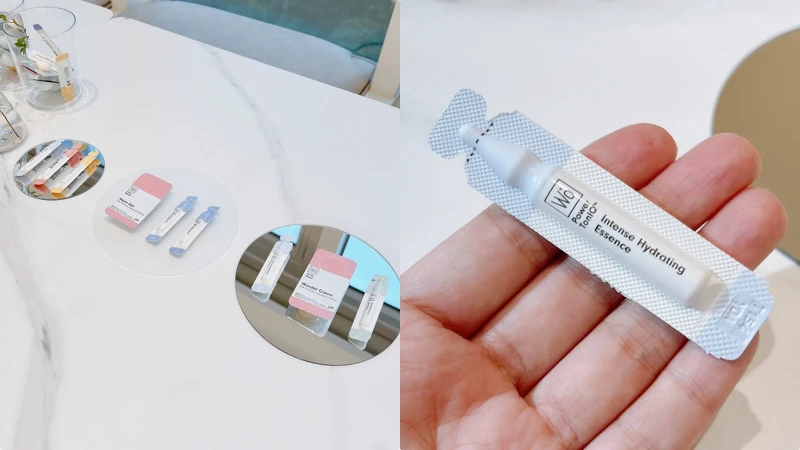 Wǒ採用單次份微劑量包裝，八成產品使用回收塑膠製成，100%可回收。