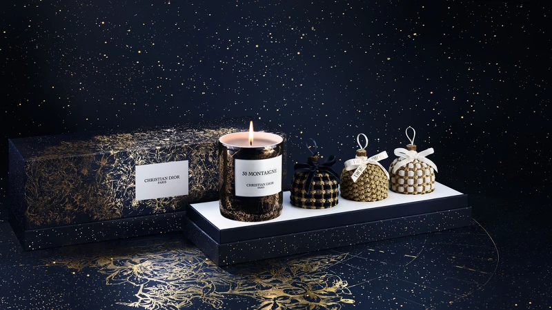 迪奧香氛世家系列2022蒙田30香氛蠟燭典藏禮盒，建議零售價NT$14,500。