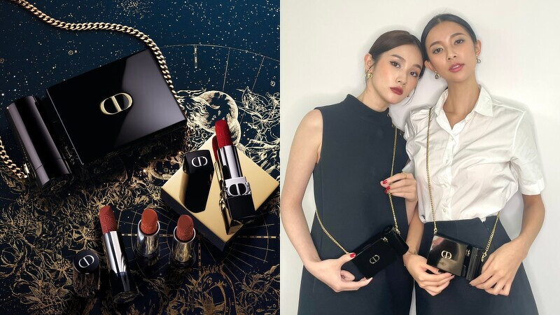 2022 限量聖誕彩妝《迪奧藍星唇膏黑曜珠寶盒》NT8,100