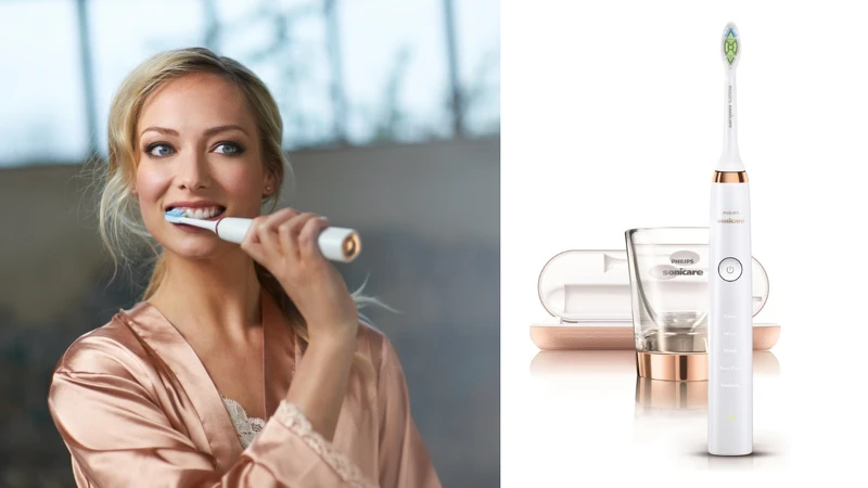 【飛利浦Sonicare鑽石靚白音波電動牙刷】黑、玫瑰金,建議售價NT$6,290。 【飛利浦Sonicare鑽石靚白音波電動牙刷】黑、玫瑰金,建議售價NT$6,290。