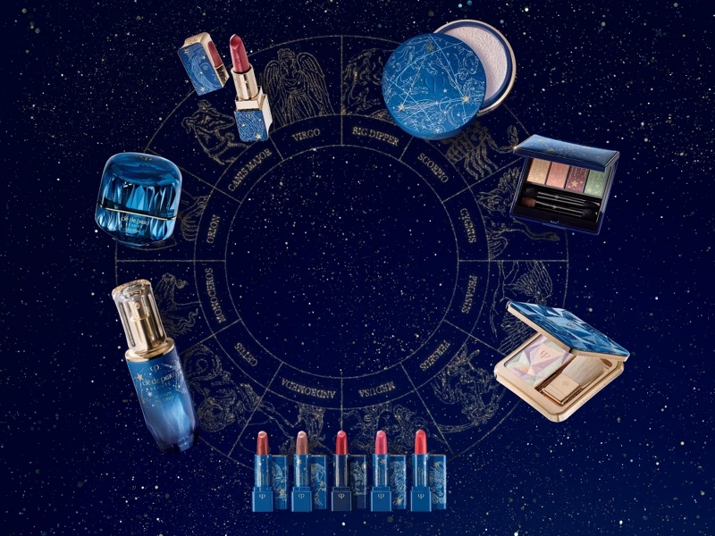 肌膚之鑰幻耀星空系列全產品視覺。 肌膚之鑰幻耀星空系列全產品視覺。