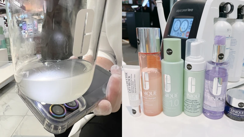 倩碧水飛梭保養體驗後還會有個人專屬保養與妝容時間。