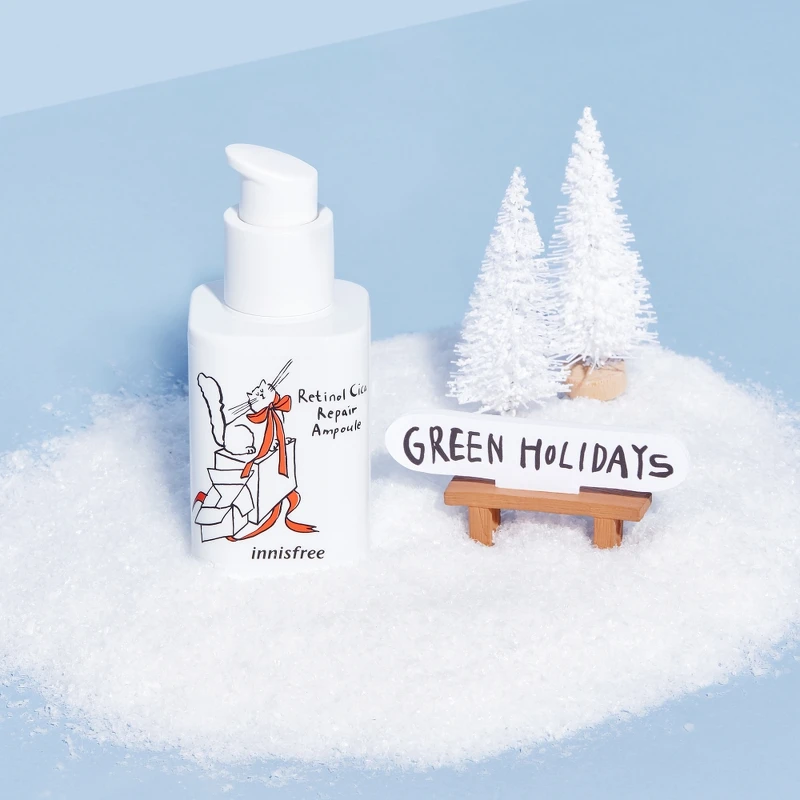 innisfree 2022綠色聖誕A醇淨膚超修護安瓶50ml，NT1,400