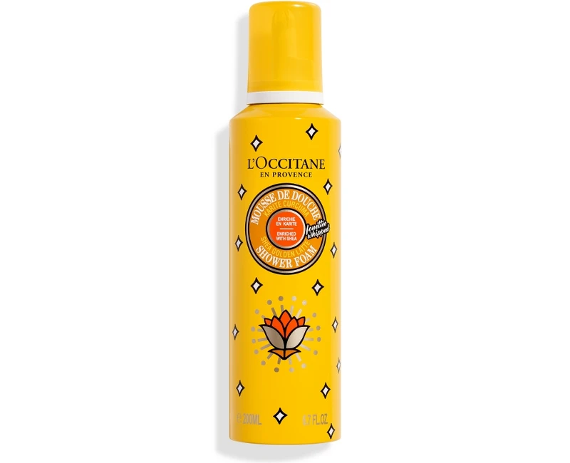 L’OCCITANE歐舒丹繽紛乳油木金黃拿鐵沐浴泡200ml，NT880