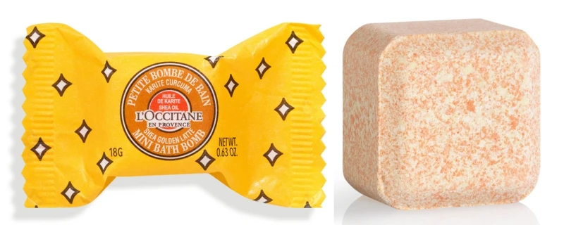 L’OCCITANE歐舒丹繽紛乳油木金黃拿鐵泡泡方糖18g，NT180