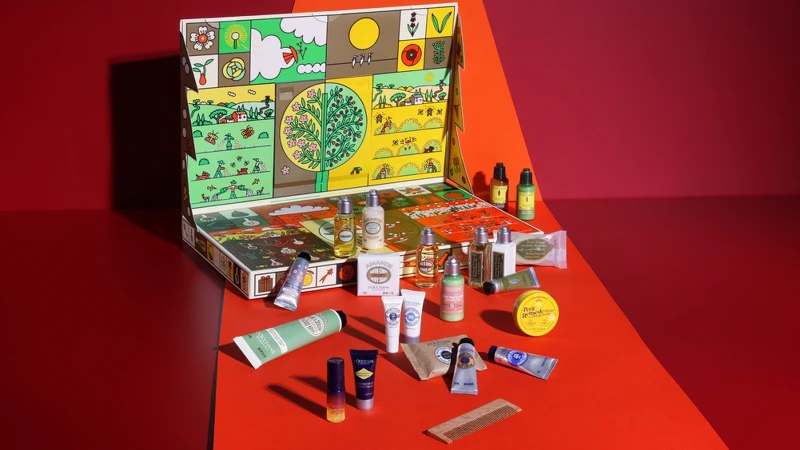 L’OCCITANE歐舒丹繽紛限定版經典倒數月曆，NT2,580