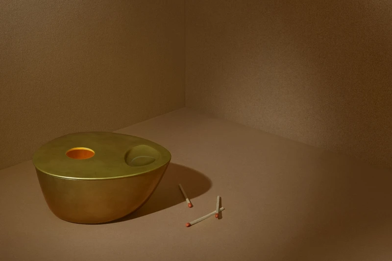 Aesop黃銅薰香座情境圖。