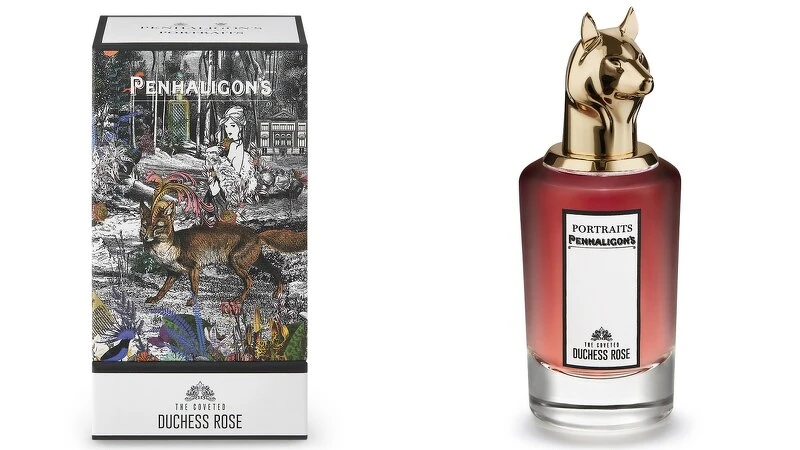 Penhaligon’s 潘海利根獸首肖像系列Duchess Rose。 Penhaligon’s 潘海利根獸首肖像系列Duchess Rose。