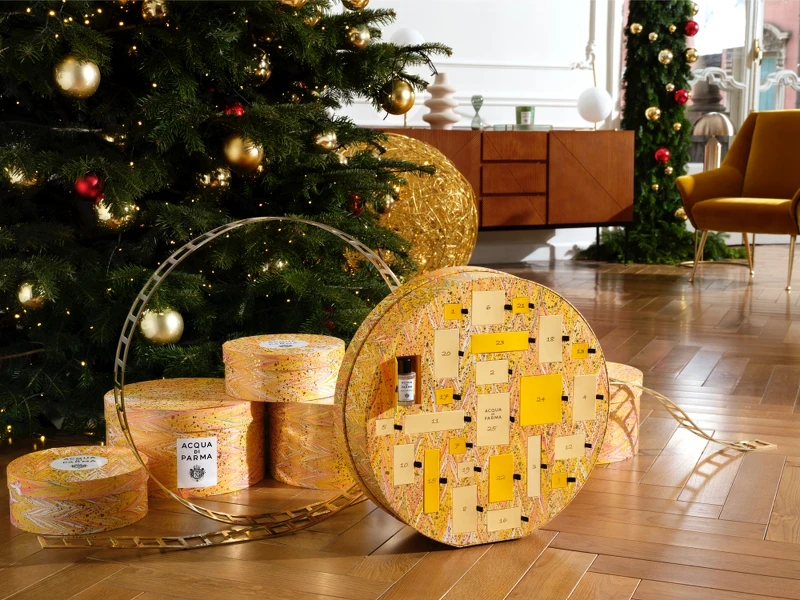 Acqua di Parma帕爾瑪之水2022聖誕倒數月曆情境圖。