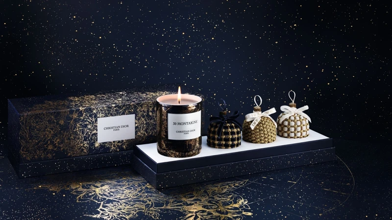 Dior迪奧香氛世家系列-2022蒙田30香氛蠟燭典藏禮盒，NT14,500