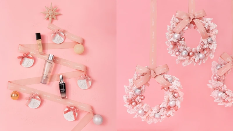 蘭蔻Mon amour, Paris! 2022邂逅巴黎聖誕禮讚情境圖。