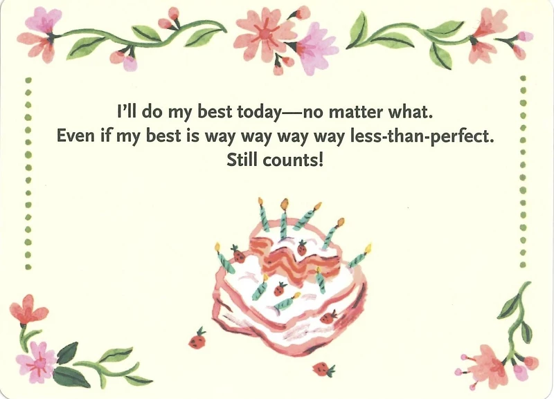(Image and excerpt from Affirmators! Morning Mantras courtesy of © Knock Knock LLC)
