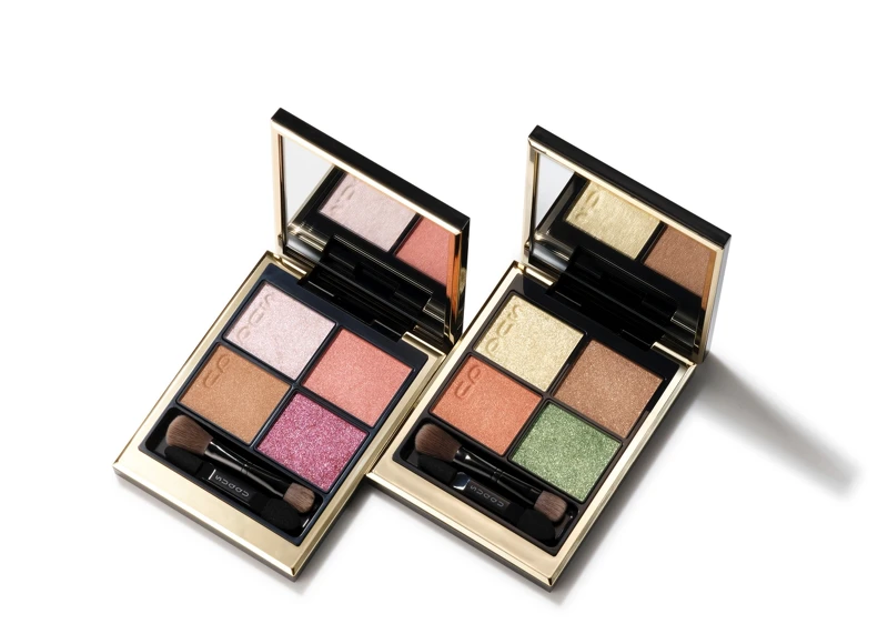 SUQQU 晶采盈緻眼彩盤 (左)#120冬薔薇 (右)121寒花,NT2,600 SUQQU 晶采盈緻眼彩盤 (左)#120冬薔薇 (右)121寒花,NT2,600