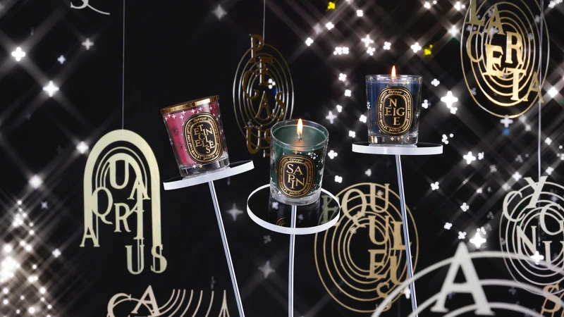 Diptyque 2022聖誕蠟燭情境圖。 Diptyque 2022聖誕蠟燭情境圖。