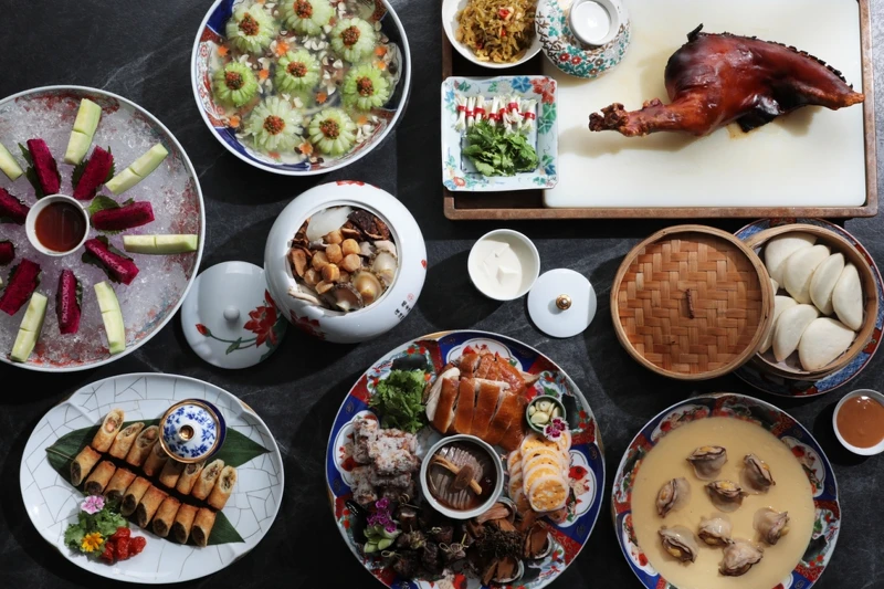 「山海樓」復刻了台灣道地的宴客料理。 「山海樓」復刻了台灣道地的宴客料理。