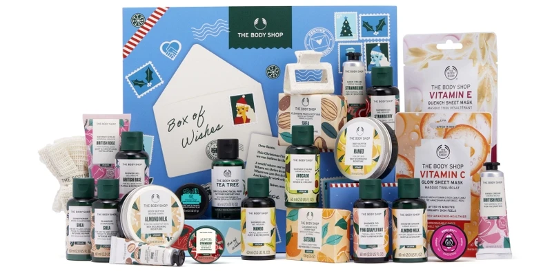 The Body Shop聖誕奇蹟極光藍倒數月曆，NT4,280