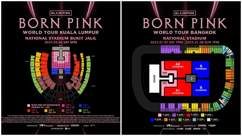 (左)馬來西亞吉隆坡場(右)泰國曼谷場 (左)馬來西亞吉隆坡場(右)泰國曼谷場