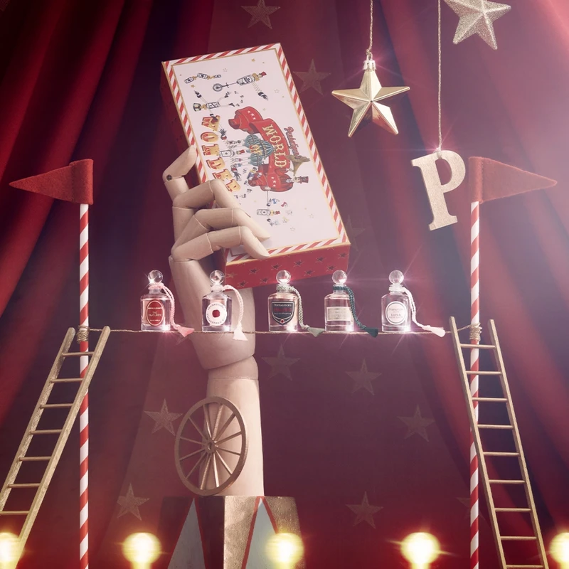 Penhaligon’s 2022女士聖誕香氛組合-聖誕領頭女神視覺。
