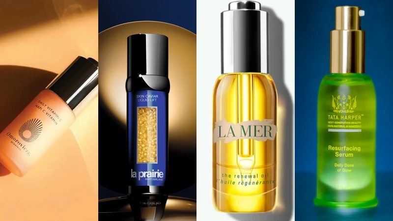 Lisa化妝桌上出現的精華液。 Lisa化妝桌上出現的精華液。