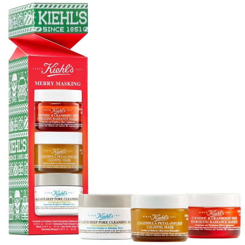 Kiehl’s契爾氏驚喜聖誕面膜禮盒，NT669