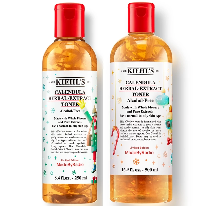 Kiehl’s契爾氏金盞花植物精華化妝水2022聖誕限定版250ml，NT1,550、500ml，NT2,450