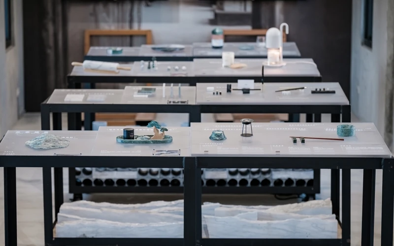 《磊Layer—花蓮與石俱進的產業積累》特展現場。