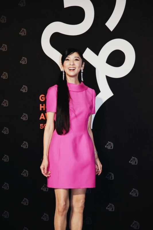 黑木瞳來台參加59屆金馬獎。