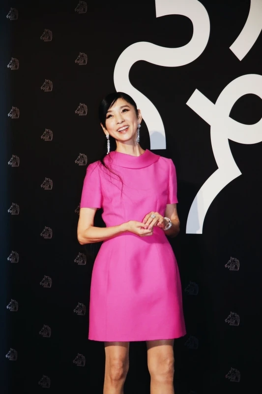 黑木瞳來台參加59屆金馬獎。