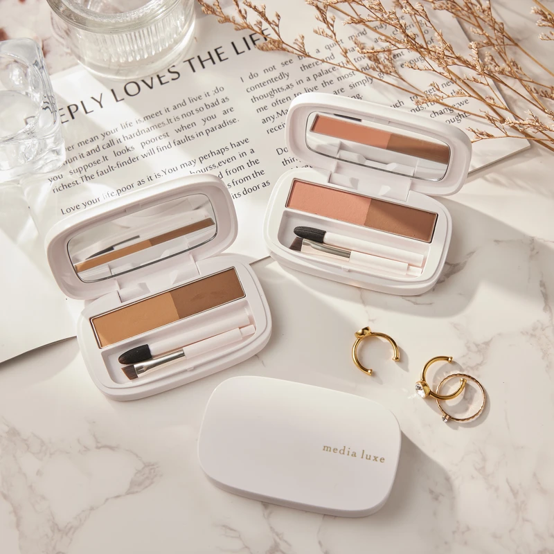 全新媚點media luxe眉彩餅