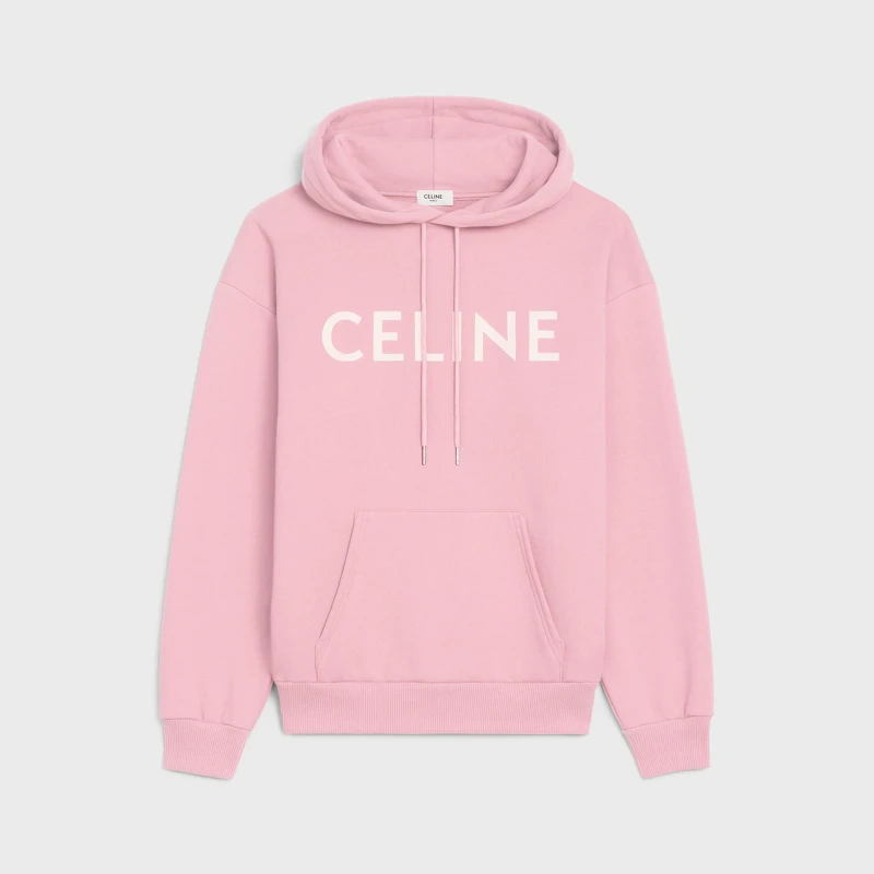 CELINE 棉質抽繩連帽上衣，NT36,000。