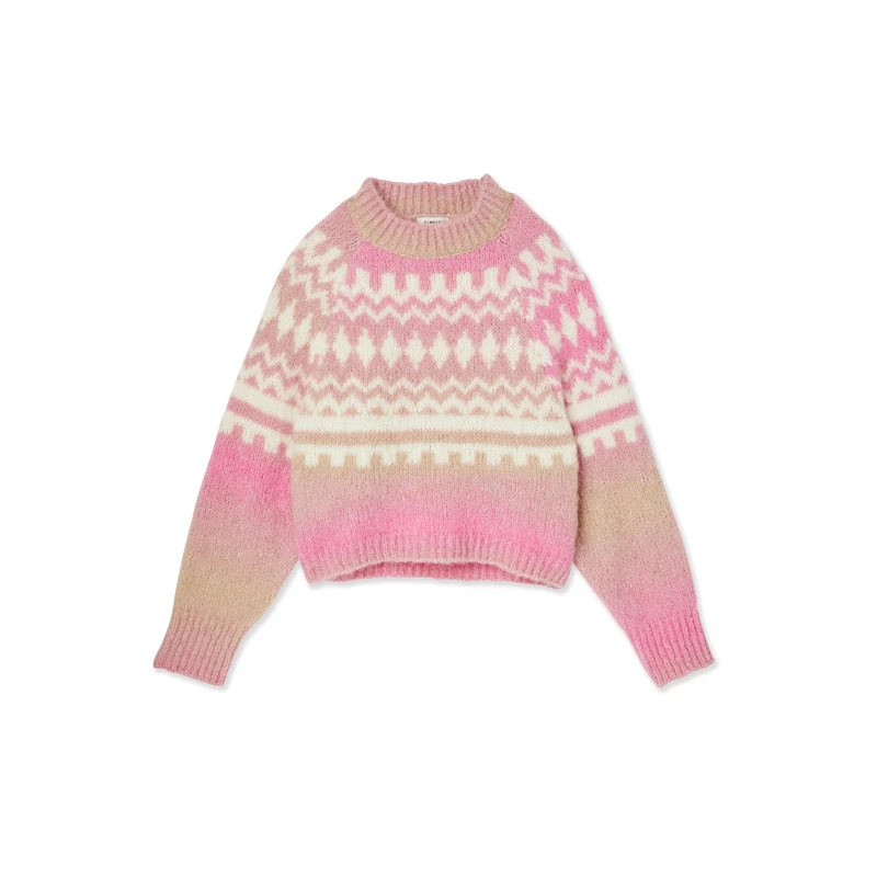 SANDRO 粉色渲染毛衣，NT12,290。