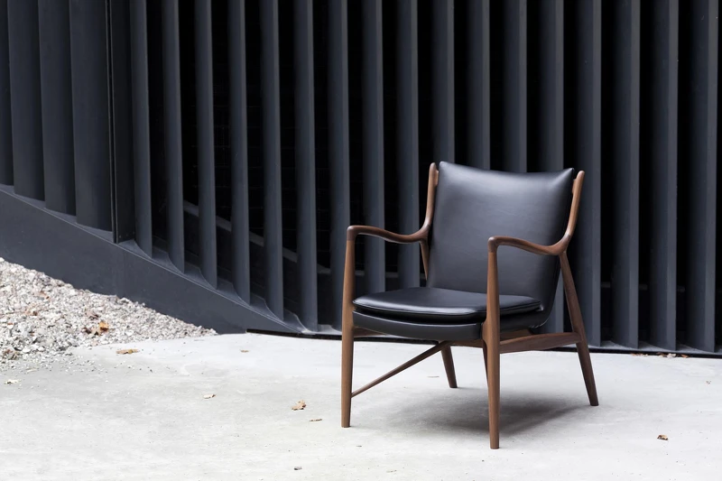 Finn Juhl 的知名商品「45 Chair」。 Finn Juhl 的知名商品「45 Chair」。