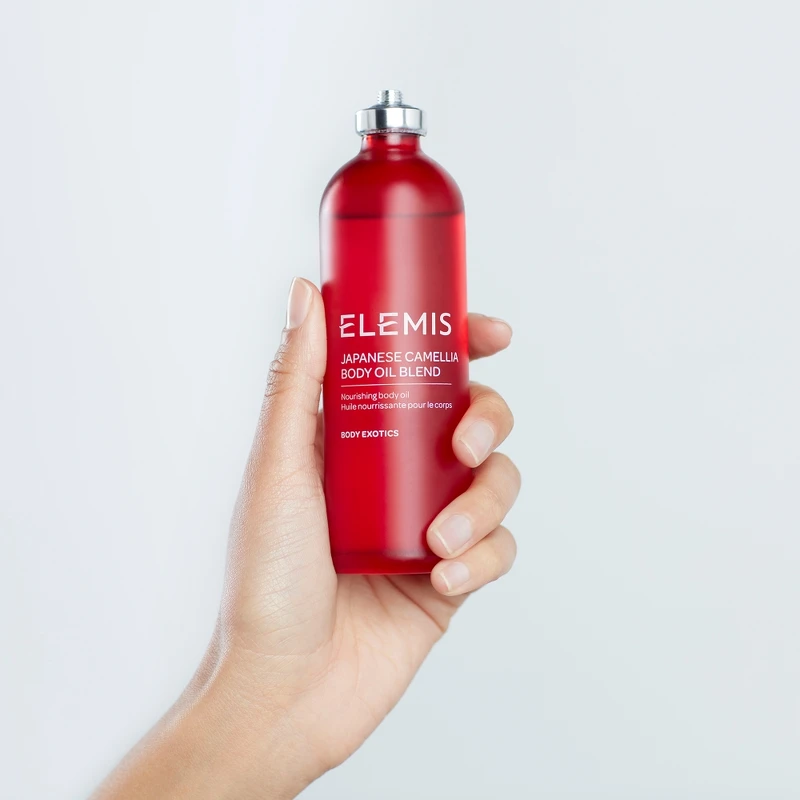 ELEMIS 日本山茶花身體潤膚油。 ELEMIS 日本山茶花身體潤膚油。