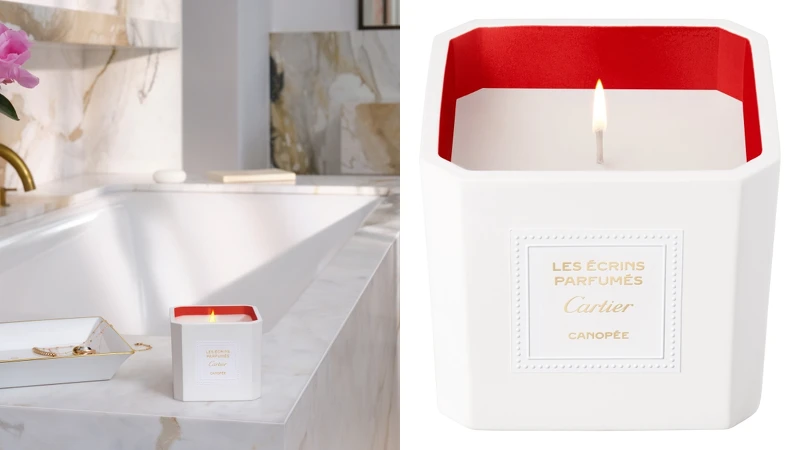 Cartier卡地亞Les Écrins Parfumés Cartier CANOPÉE香氛蠟燭220g，約NT5,750