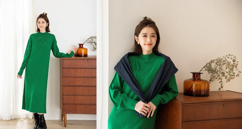 ▲「GU品牌好友」邵雨薇推薦「女裝多way連身裙」,針織衫及連身背心裙可分開搭配,享受多樣化的搭配樂趣,是款高CP值單品! ▲「GU品牌好友」邵雨薇推薦「女裝多way連身裙」,針織衫及連身背心裙可分開搭配,享受多樣化的搭配樂趣,是款高CP值單品!