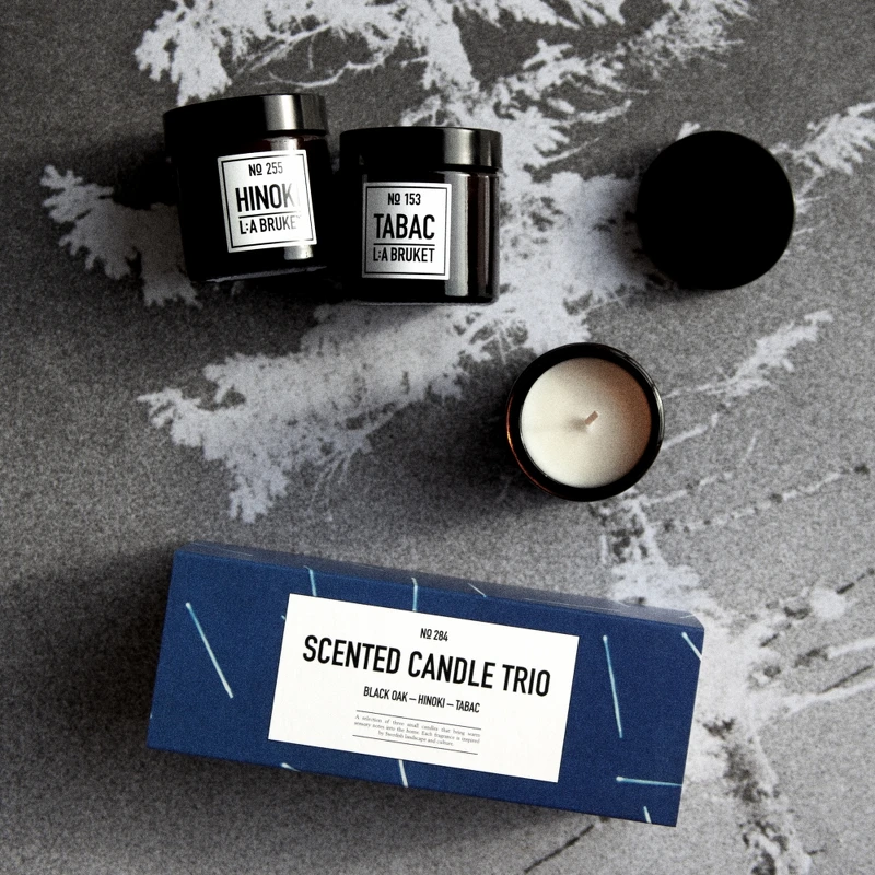 L:A BRUKET 2022聖誕限量迷你蠟燭三重奏，NT2,350
