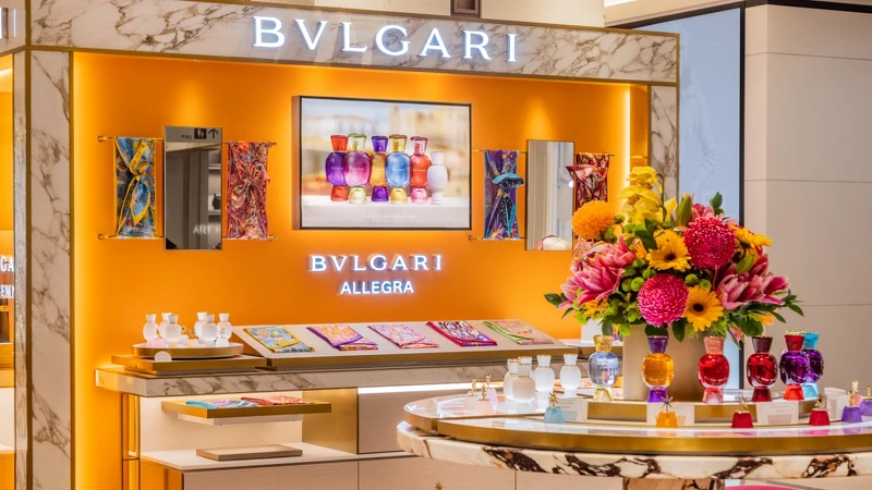 寶格麗頂級香氛專櫃新光三越A4全新開幕。