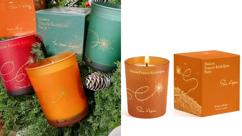 Maison Francis Kurkdjian(MFK)暖心薑餅香氛蠟燭180g,NT2,380 Maison Francis Kurkdjian(MFK)暖心薑餅香氛蠟燭180g,NT2,380