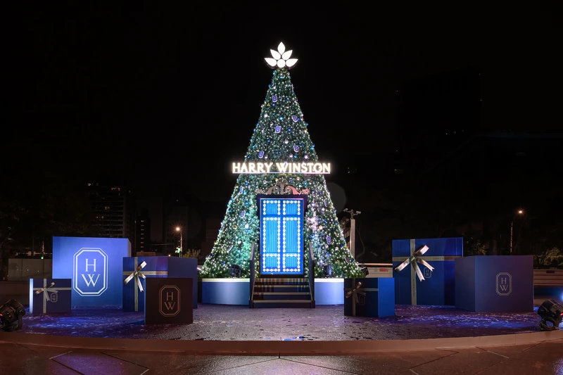 海瑞溫斯頓2022聖誕樹