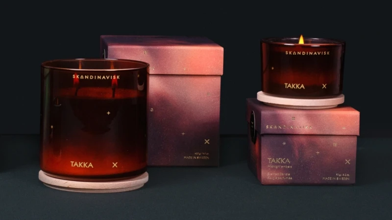 Skandinavisk TAKKA午夜餘溫香氛蠟燭400g,NT1,950 Skandinavisk TAKKA午夜餘溫香氛蠟燭400g,NT1,950